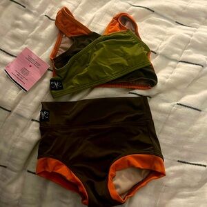 Kandi Kouture 2 piece dance set